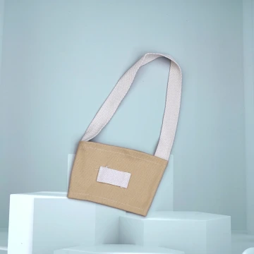 帆布經典款×飲料提繩×鵝黃