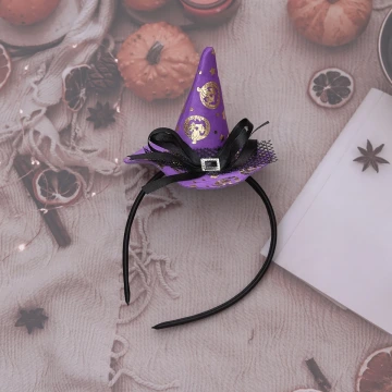紫色南瓜×小女巫×髮箍