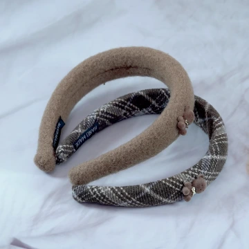 絨毛小熊&times;髮箍&times;共二色