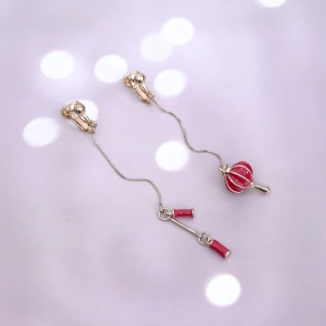 燈籠炮竹×螺旋耳夾