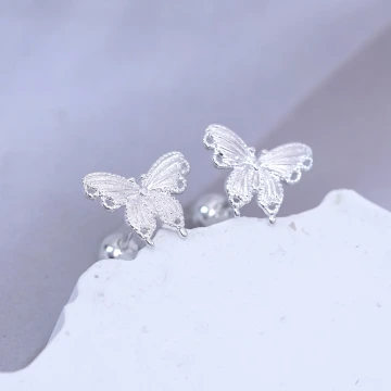 925耳針×小蝴蝶×轉珠耳環