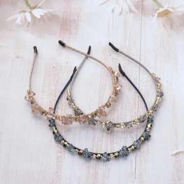 法式輕奢水晶&times;髮箍&times;共三色