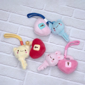 動物鑰匙愛心鎖&times;娃娃&times;掛件&times;共三色