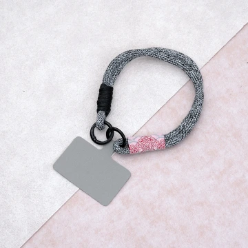 雙線古風祥雲&times;手機腕帶掛繩&times;黑灰