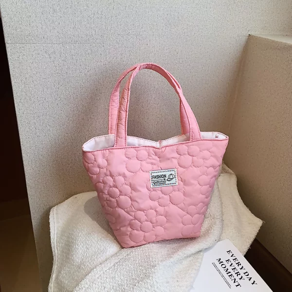 曼谷印花小拎包×手提袋×粉紅