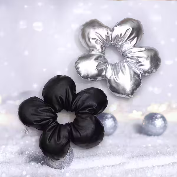 科技感大花朵×大腸圈髮束×共二色