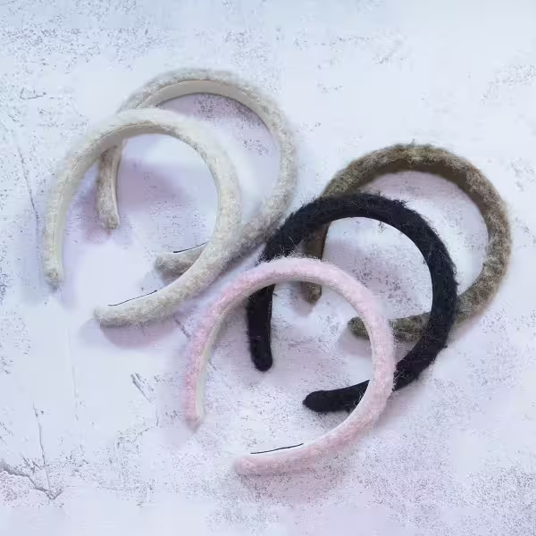 小羔毛素面×髮箍×共五色