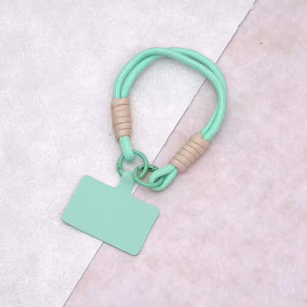 雙線素繩&times;手機腕帶掛繩&times;綠色
