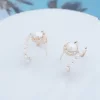 宮廷珍珠倒掛&times;吊墜耳環-第5張
