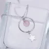 925銀飾&times;星墜莓晶圓環&times;鎖骨項鍊-第4張