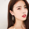 女神側臉透明串珠&times;不對稱螺旋耳夾-第6張