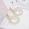 閃亮銀蔥透明大圓環&times;螺旋耳夾-第4張