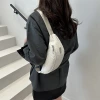 PU皮革編織×斜背腰包×白色-第3張