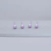 小圓珠×陶瓷×養耳棒×二套件耳環組×紫色-第2張
