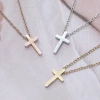 316鋼飾&times;十字架&times;項鍊&times;金色-第5張