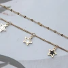 316鋼飾&times;星白星星&times;雙層腳鍊&times;金色-第4張