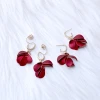 紅色花瓣裙×吊墜耳環-第4張