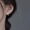 925銀針×蝴蝶結閃光芒×耳環-第5張