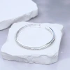 925銀飾&times;交叉閃砂&times;開口手環-第4張
