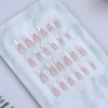 極光粉紅小熊亮面×穿戴式手指甲片×二十四入-第2張
