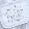 淡紫銀月星輝亮面×穿戴式手指甲片×二十四入-第1張