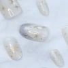 淡紫銀月星輝亮面×穿戴式手指甲片×二十四入-第5張