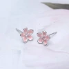 925銀針&times;桃花開&times;耳針-第2張