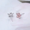 925銀針&times;桃花開&times;耳針-第5張