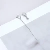 925銀針&times;貓眼石貓臉腳掌&times;不對稱吊墜耳環-第3張