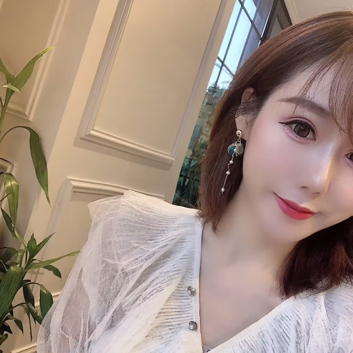 炫彩貝殼紋星星×不對稱吊隊耳環-第6張