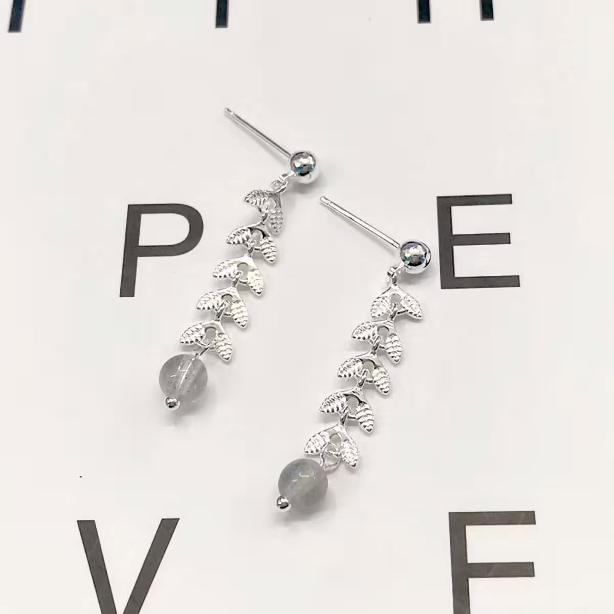 柳葉魚尾月光珠×吊墜耳環-第6張