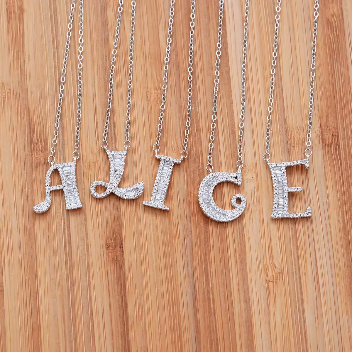 英文字母閃鑽×項鍊×C-第4張