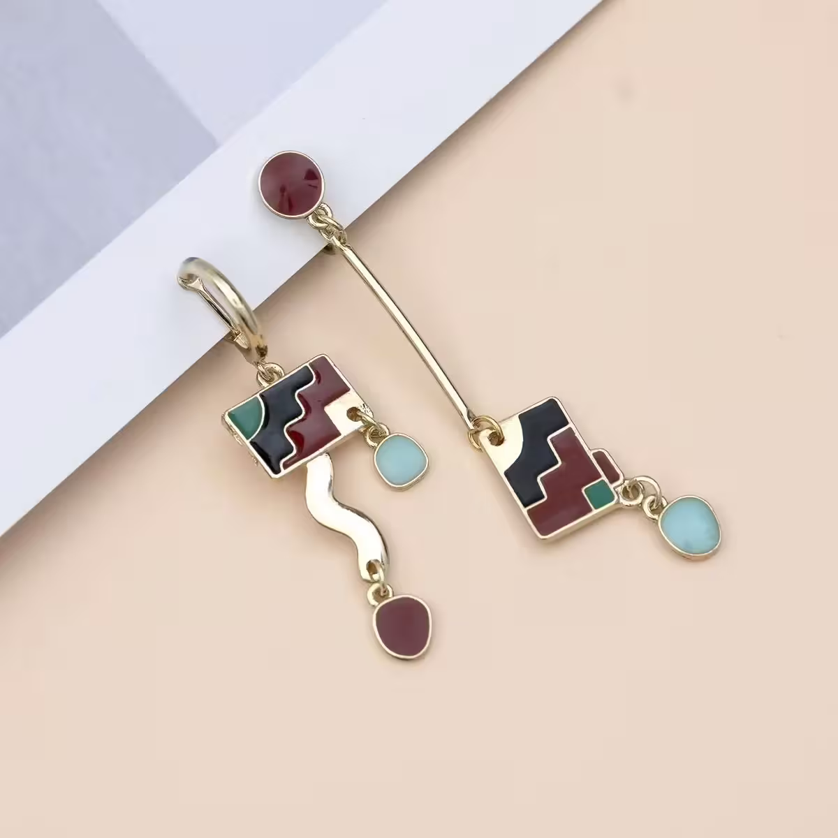 藝術巴洛克宮廷&times;不對稱螺旋耳夾-第4張