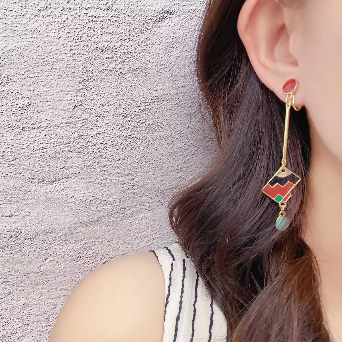 藝術巴洛克宮廷&times;不對稱螺旋耳夾-第3張