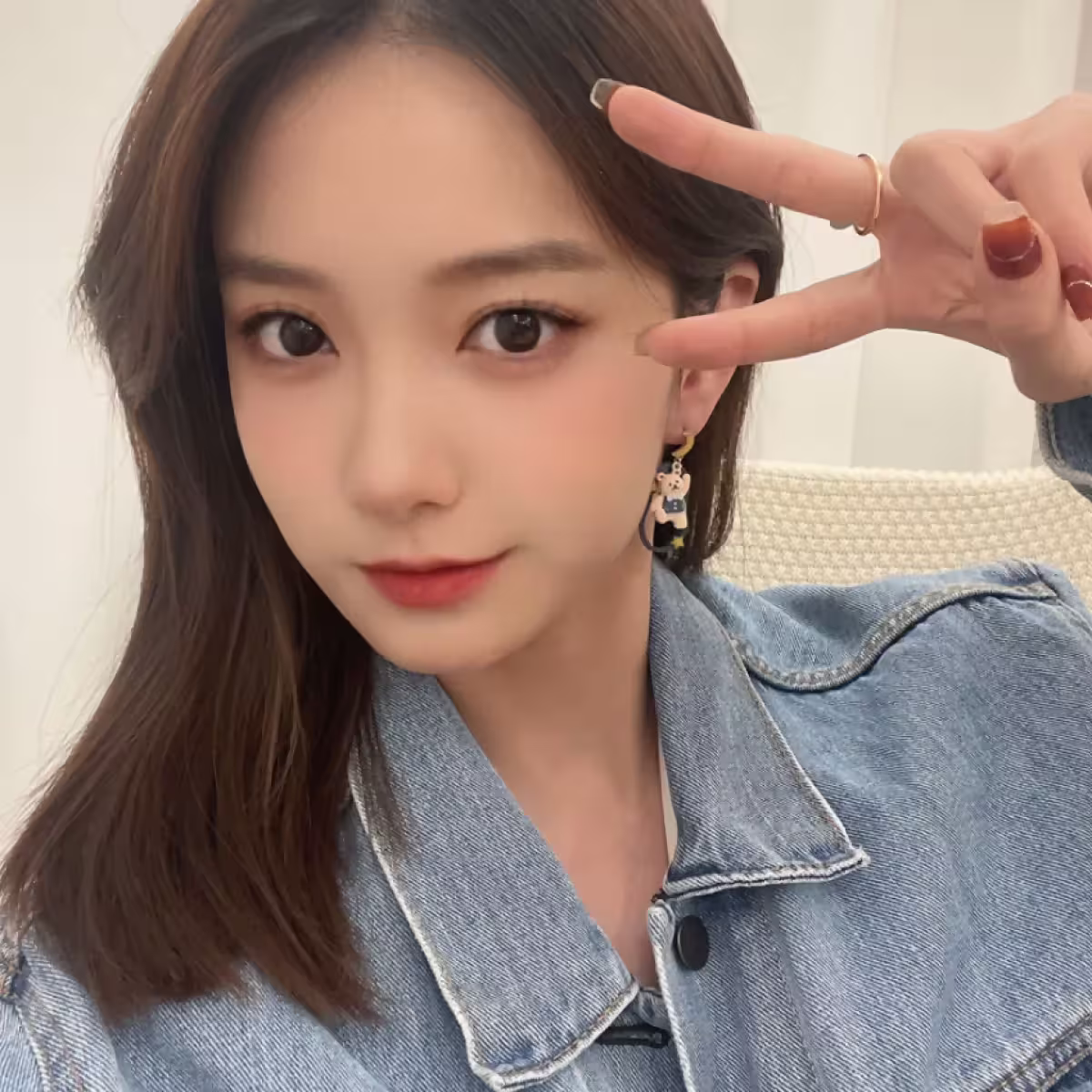 星球飛天小熊×不對稱三角耳夾-第5張