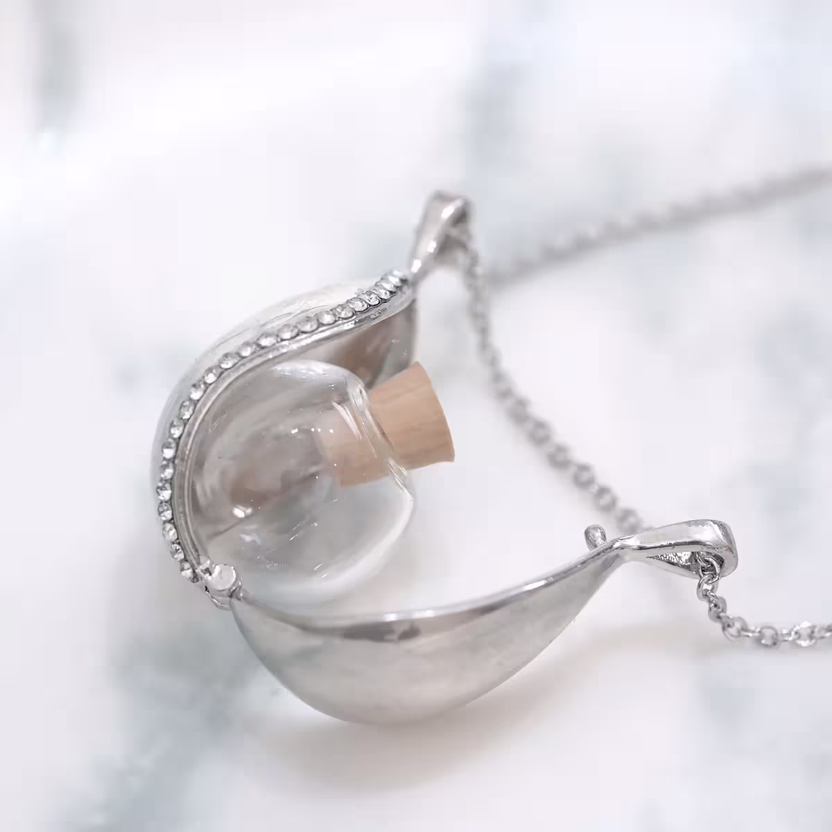 天使之淚&times;薰香玻璃寶瓶&times;鎖骨項鍊-第4張