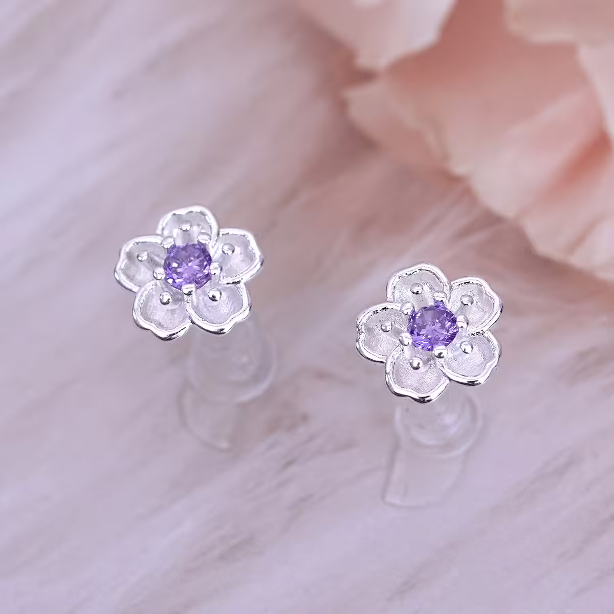 925銀針×小紫櫻×耳環-第2張