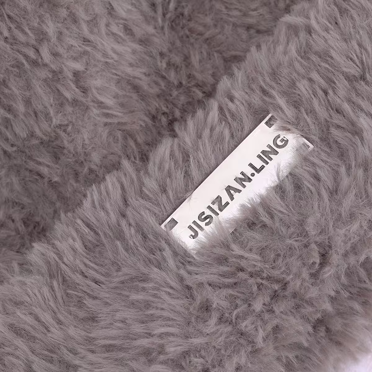 金屬標牌仿貂毛×毛帽×棕咖-第4張