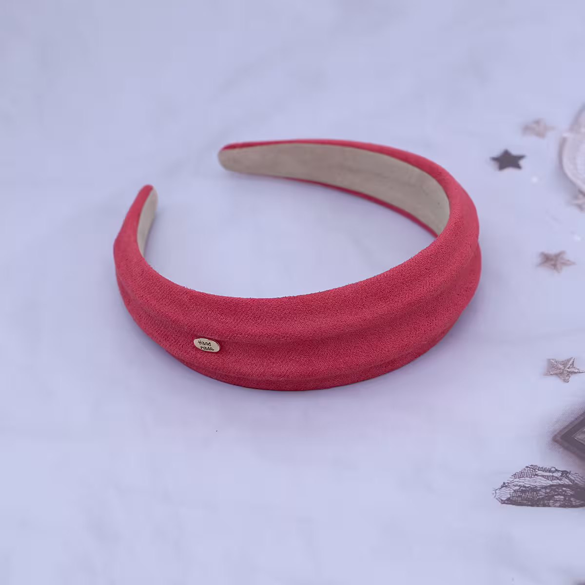 硬絨寬邊褶皺×髮箍×共五色-第5張