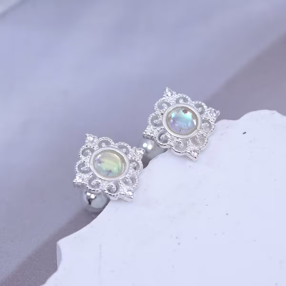 古典月光方框×轉珠耳環-第1張