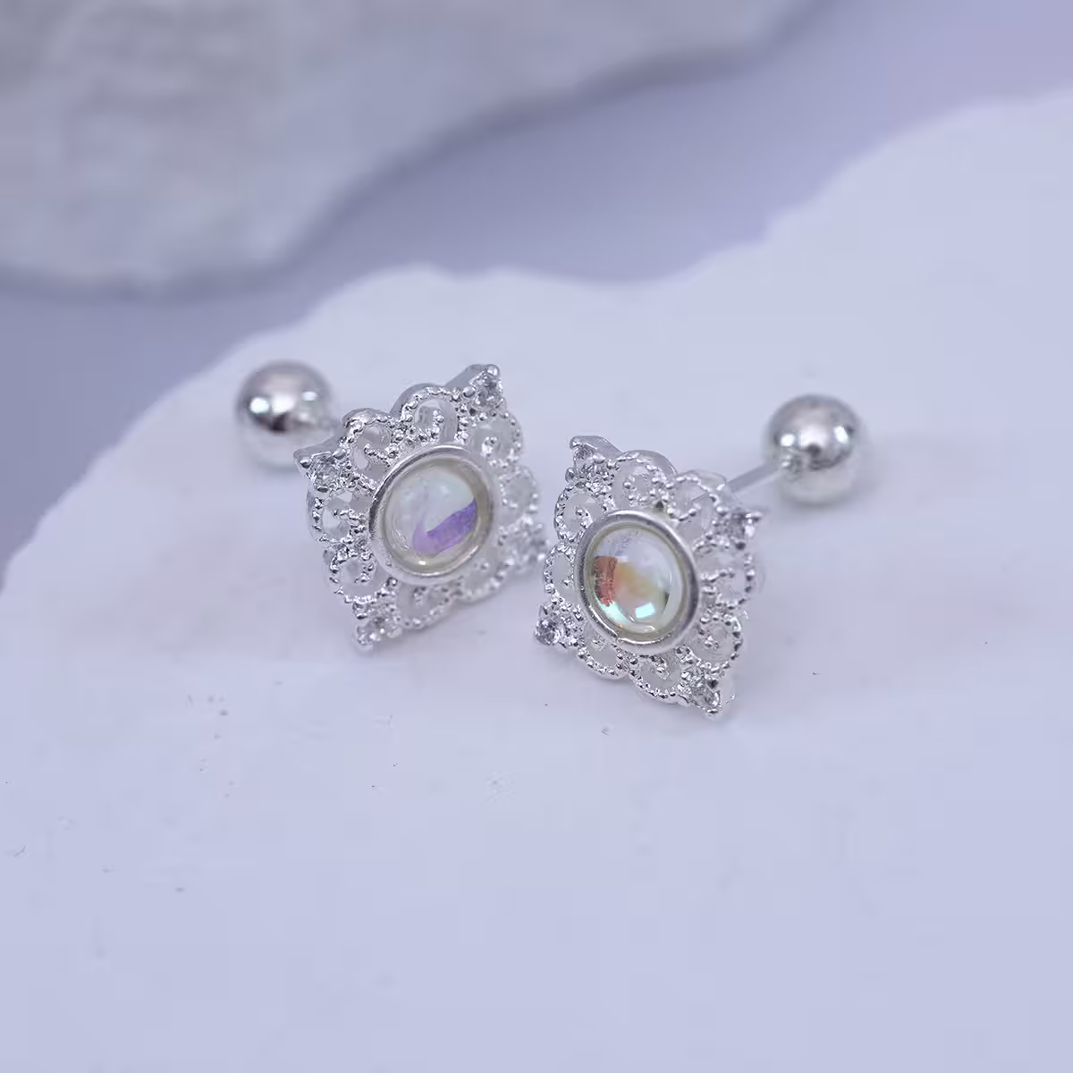 古典月光方框×轉珠耳環-第3張