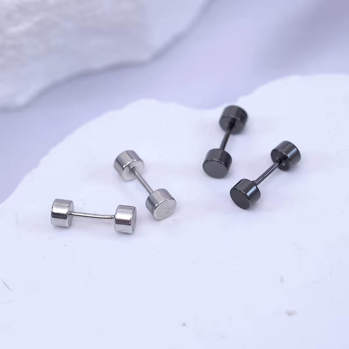 極簡啞鈴×轉珠耳環×共二色-第2張