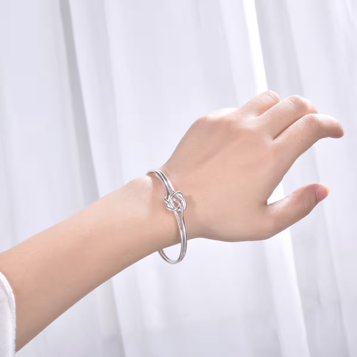 925銀飾×線條編織×開口手環-第5張