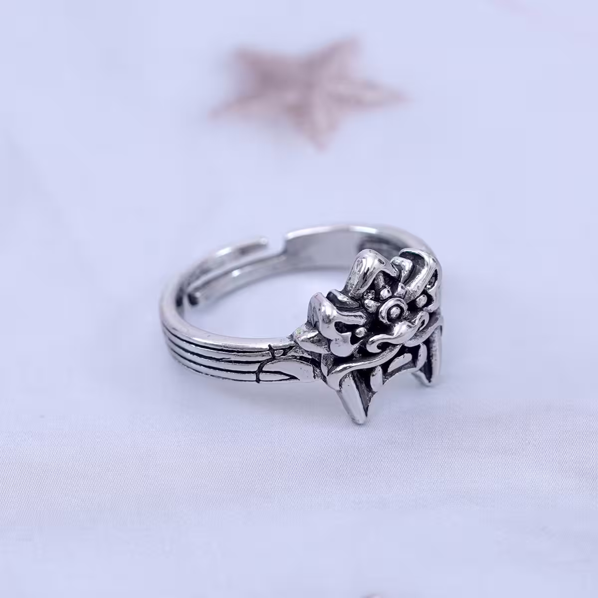 酷酷風獅爺×開口戒指-第5張