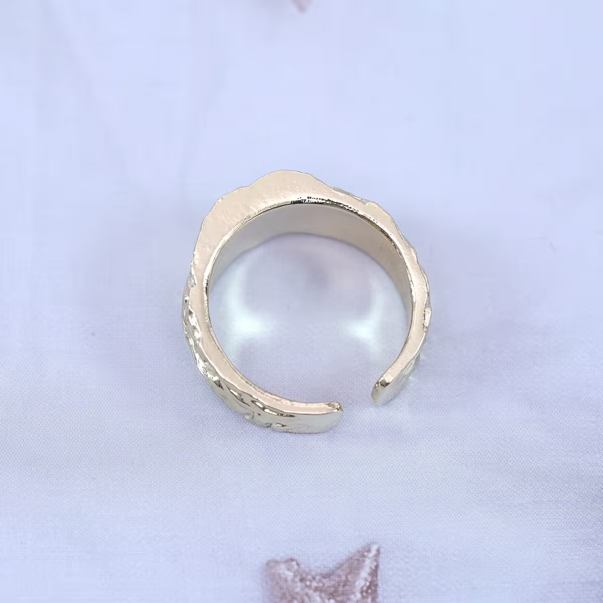 金色希臘面具×開口戒指-第6張