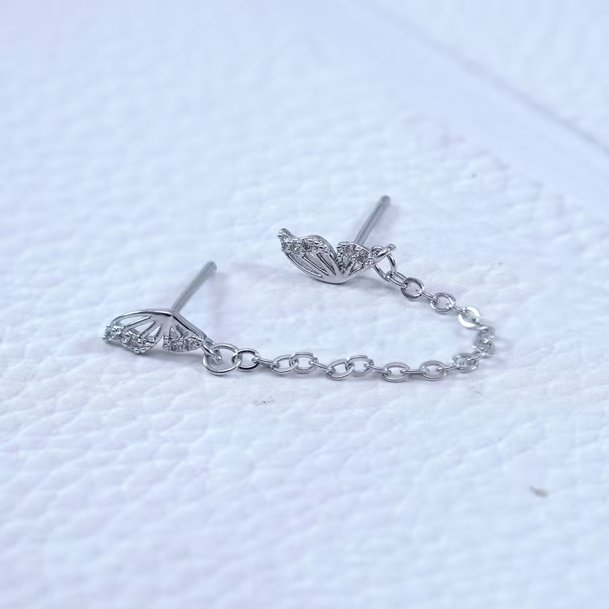 蝴蝶飛×單邊相連耳環-第2張