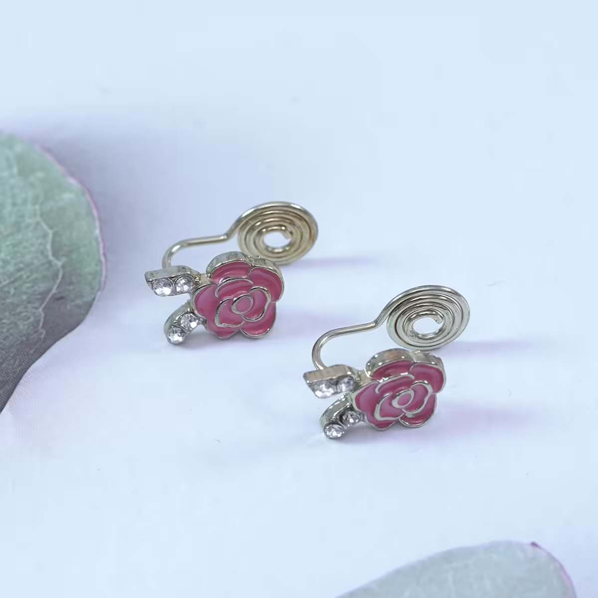 薔薇之名&times;蚊香盤U型耳夾-第6張