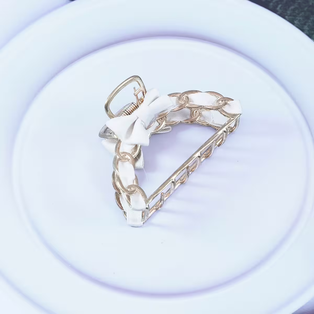 甜美蝴蝶結編織×小鯊魚夾×共三色-第4張