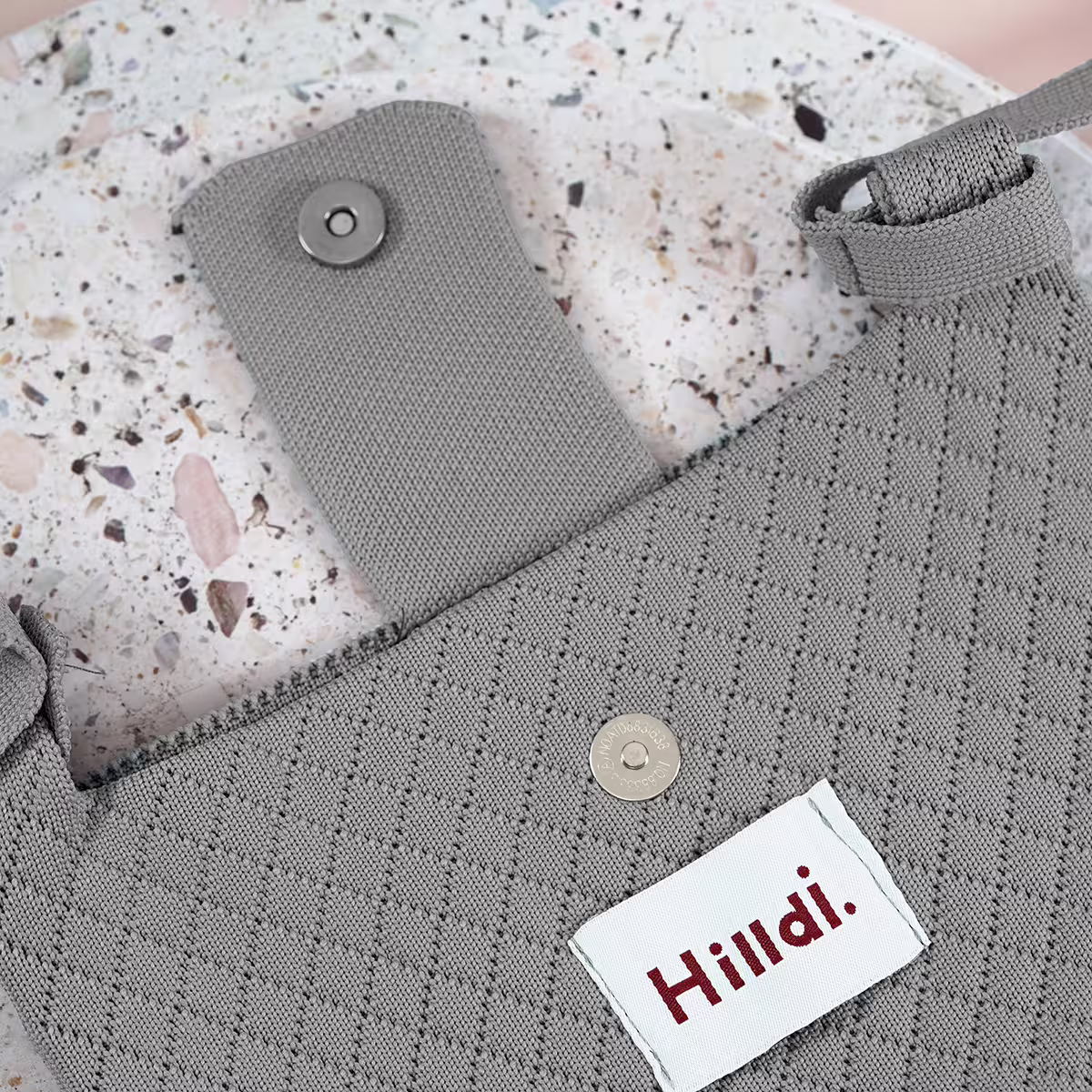 快樂多巴胺×單色針織×斜背包×灰色-第2張