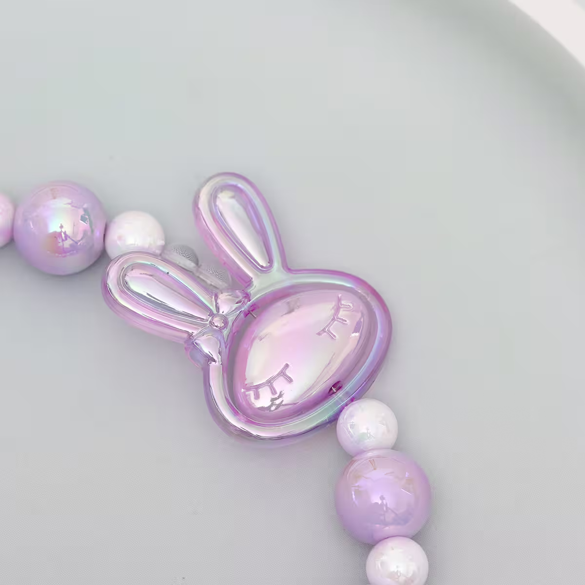 旋轉兔兔&times;手機腕帶掛繩&times;紫色-第4張